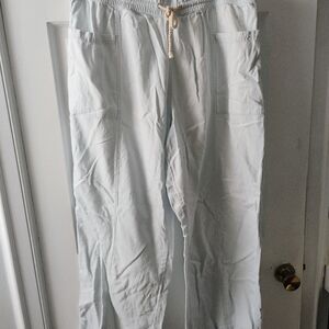 Light Blue Pact Crop Pants